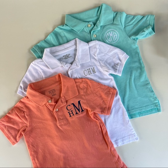 Bundle of “CHM” monogrammed polo shirts - Picture 1 of 1